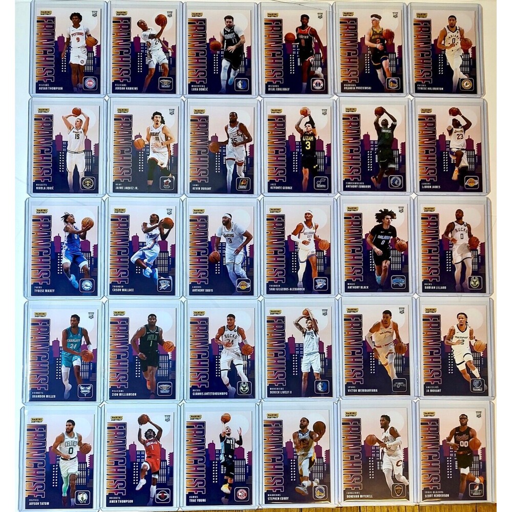 2023-24 Panini NBA Franchise Complete 30 Card Basketball Card Set 1 of 485